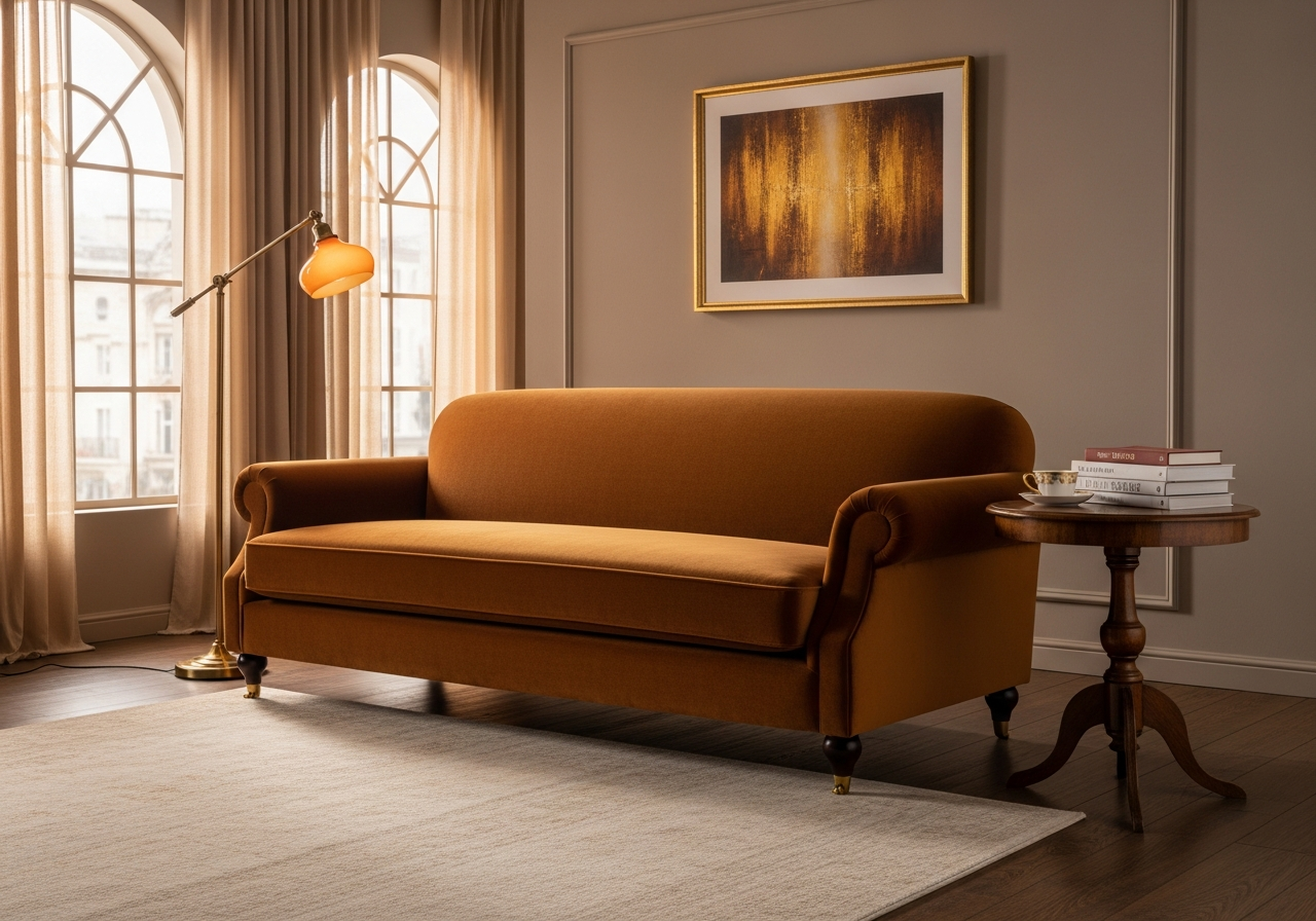 After sofa restoration